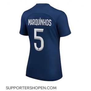 Paris Saint-Germain Marquinhos #5 Hemma Matchtröja Dam 2022-23 Kortärmad
